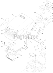 Toro 74593 (DH 220) - Toro Lawn Tractor (SN: 311000001 - 311000400) (2011)