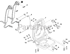 Echo PB-755 SH - Echo Backpack Blower (SN: P04311001001 - P04311999999)