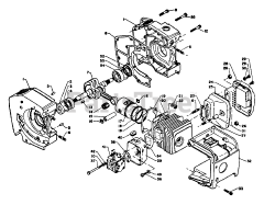 Echo CS-750 EVL - Echo Chainsaw Engine, Intake, Exhaust, Crankcase