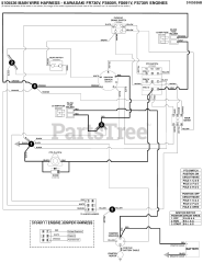 Snapper Pro S 125XT (5901629) - Snapper Pro S125XT Series 52" Zero-Turn Mower, 23hp Kawasaki Electrical Schematic - PTO Clutch Circuit - S/N: 2017954956 &amp; Above