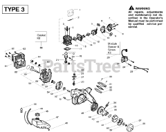 Weed Eater PE 550 - Weed Eater Edger, Type 3 Engine Type - 3