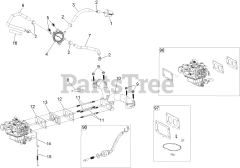 Toro 74465 (HD 2000) - Toro 48" Titan Zero-Turn Mower (SN: 400000000 - 403350971) Fuel System Assembly