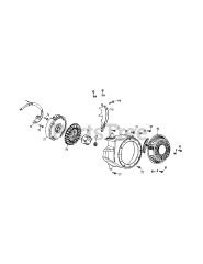 MTD 170-L0 - MTD Engine 170-L0 Flywheel &amp; Blower Housing