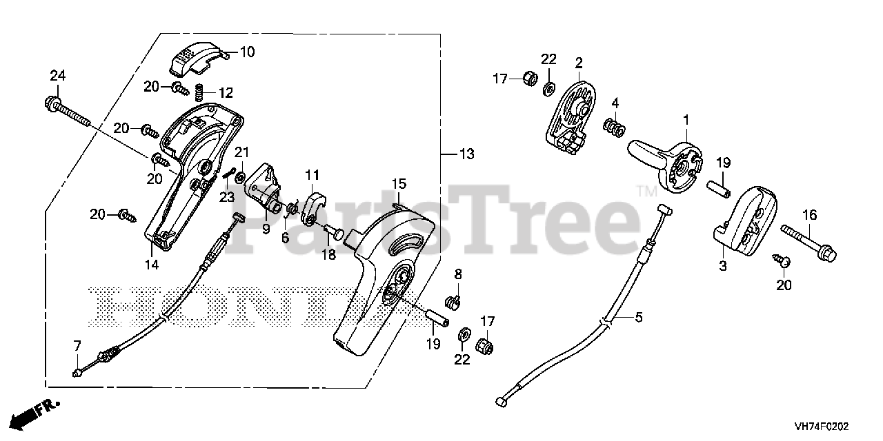 Honda HRX217 K5 VYAA (MAGA) Honda WalkBehind Mower, Made in USA (SN