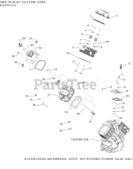 Kohler ECH749-3154 - Kohler Command PRO EFI Engine, Basic Version, 26.5hp, 19.8kW 04 CylinderHead/Breather