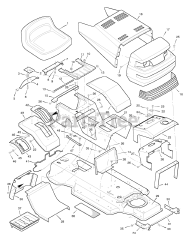Murray 40708x20D - Murray 40" Lawn Tractor (1996)
