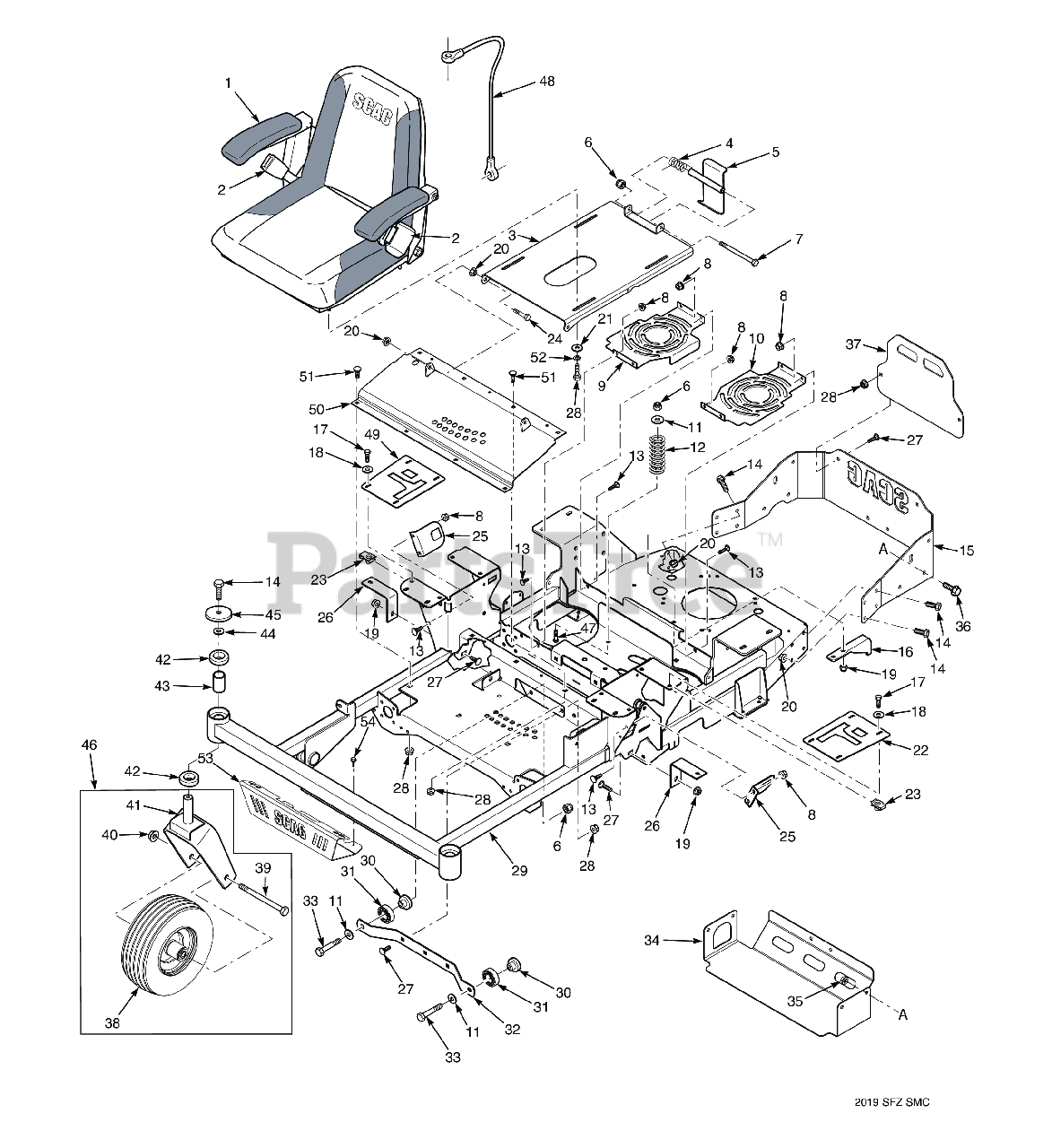 Scag Sfz48-19ka Electrical Diagram Scag Sfz48-26bs