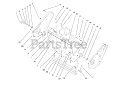 Toro 38417 (CCR 2400) - Toro Snow Thrower (SN: 089000001 - 089999999) (1998) Side Plate and Scraper Assembly