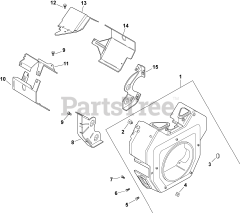 Kohler CH18-62501 - Kohler Command PRO Twin Engine, Basic Version, 18hp, 13.4kW Blower Housing Group 6-24-10