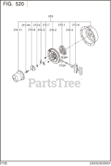 Subaru Robin EY350BS7730 (EY35) - Subaru Robin Engine 520 Cooling &amp; Starting