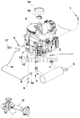 Ariens 992808 (3166 S) - Ariens Pro-Zoom 66" Zero-Turn Mower, 31hp Kawasaki (SN: 000101 & Above)