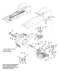 AGCO 512 H (1692411) - AGCO 36" Lawn Tractor, 12.5hp