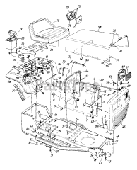 MTD 134Y472F000 - MTD Lawn Tractor (1994)