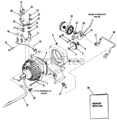 Toro 01-08K803 (C-85) - Toro Garden Tractor (1982) Automatic Transmission