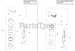 Kohler K181-14340 - Kohler K-Series Engine, Basic Version, 8hp, 6kW Piston &amp; Rod 22-2-9 TP-2045-B