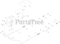 Toro 74777 (MX 6050) - Toro 60" TimeCutter Zero-Turn Mower (SN: 400000000 - 401399999) Brake Assembly