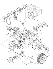Troy-Bilt 4510 (31AH97P7766) - Troy-Bilt Polar Blast 45" Snow Thrower (2012) Drive System