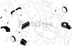 Weed Eater 961240002-01 - Weed Eater Walk-Behind Mower (2009-04) Frame