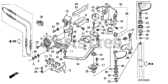 Honda BF200 A4 XA (BAEJ) - Honda Marine Engine, Made in Japan (SN: BAEJ-1200001 - BAEJ-1299999) SHIFT SHAFT