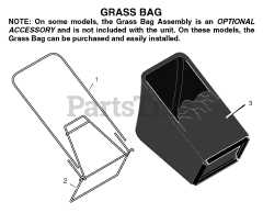 Scotts 204210x8E - Scotts 20" Walk-Behind Mower (2004) Bag Assembly