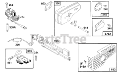 Briggs & Stratton 122802-0410-XX - Briggs & Stratton Vertical Engine Muffler, Electrical