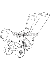 Craftsman 247.776380 (24A-464G099) - Craftsman Chipper Shredder (2011) (Sears)