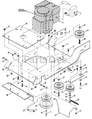 Snapper LT 14H331KV (80085) - Snapper 41" Lawn Tractor, 14hp (1991)