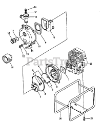 Echo WP-3000 - Echo Water Pump (SN: F0000 - F7298)