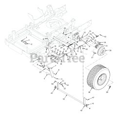 Scag STTII-61V-26CH-EFI - Scag Turf Tiger II 61" Zero-Turn Mower, 26hp Kohler (SN: P1700001 - P1799999) STTII BRAKE COMPONENTS