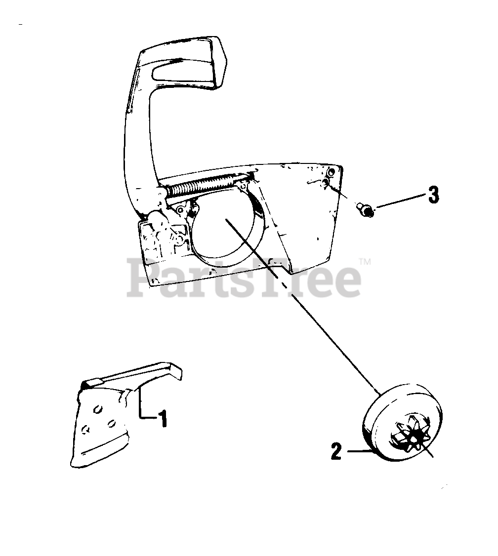Poulan 5400 Poulan Chainsaw CHAIN BRAKE ASSEMBLY OLD STYLE Parts Lookup with Diagrams