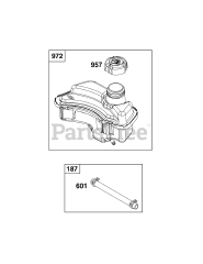 Briggs & Stratton 93J02-0112-H5 - Briggs & Stratton Vertical Engine Fuel Supply Group