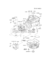 Kawasaki FC420V-FS15 - Kawasaki Engine CYLINDER/CRANKCASE