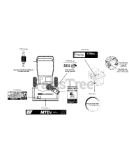 MTD 31A-32AD706 - MTD Snow Thrower (2014) Label Map 31A-32AD706