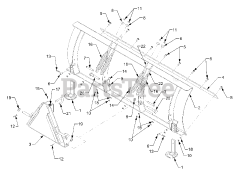 Cub Cadet 615 (590-615-100) - Cub Cadet 60" Front Blade 60" Front Dozer Blade