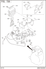 Subaru Robin EH172YS0901 (EH17-2) - Subaru Robin Engine 720 Electric Device