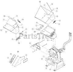 Bear Cat CH 450 H - Bear Cat 4.5" Hydraulic Chipper, Skid Steer (SN: 709159 - D03876)