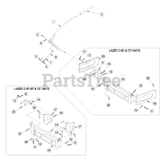 Exmark Ultra Vac - Exmark Ultra Vac QDS Bagger for Lazer Z Mower (SN: 440000 - 509999) (2004)