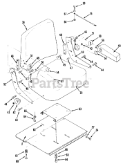 Toro R1-24OE02 (724-Z) - Toro Garden Tractor (SN: 010000001 - 019999999) (1991) Seat