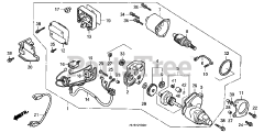 Honda HS621 AS/B (SZAN) - Honda 21" Snow Blower, Made in Japan (SN: SZAN-1038359 - SZAN-1099999)
