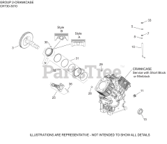 Kohler CH730-3010 - Kohler Command PRO Engine, Basic Version, 23.5hp, 17.5kW 02 CrankCase