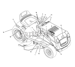 Murray 405021x114 (7800278) - Murray 40" Lawn Tractor (2008)