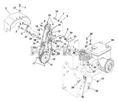 Ariens 902501 (FT 524 R) - Ariens 24" Front Tine Tiller, 5hp Tecumseh (SN: 000101 & Above)