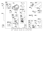 Briggs & Stratton 40N877-0071-B5 - Briggs & Stratton Vertical Engine Carburetor and Fuel Supply Group