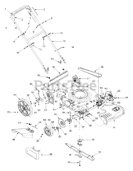 MTD 12A-529W300 - MTD Gold Walk-Behind Mower (2003)