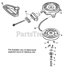 Tecumseh RS2-590671 - Tecumseh Starter