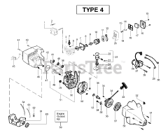 Weed Eater XT 300 - Weed Eater String Trimmer, Type 4 Engine Assembly Type 4