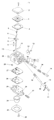 Echo PP-1250 - Echo Pole Saw (Type 1) Carburetor  S/N: 001001 - 007863