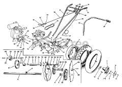 Simplicity B - Simplicity Two-Wheeled Tractor, 1.5hp Tractor Group (3736I02)