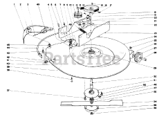 Toro 57054 - Toro 25" Lawn Tractor (SN: 000000001 - 000999999) (1970)