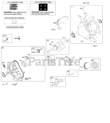Briggs & Stratton 19H132-0116-B1 - Briggs & Stratton Horizontal Engine